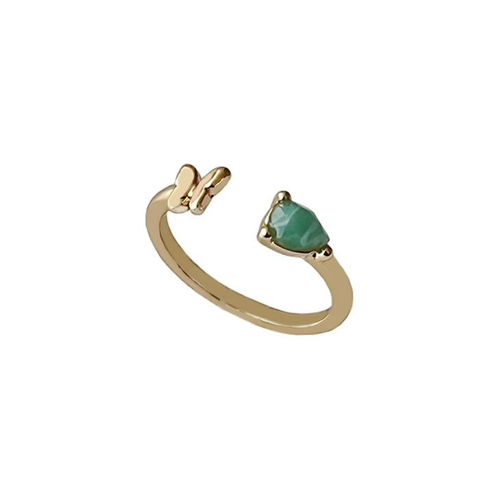 انگشتر زنانه مدل پروانه و نگین