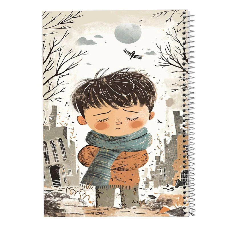 دفتر ژورنال نویسی 50 برگ مدوپد مدل نقطه ای طرح فانتزی کد DF16472