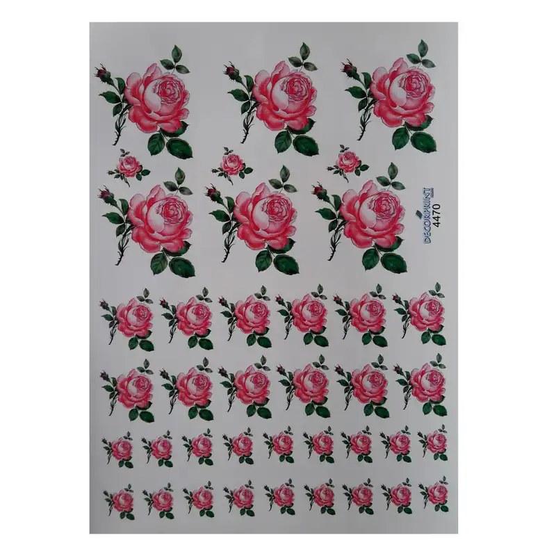 برچسب ترنسفر مدل رز وحشی 1