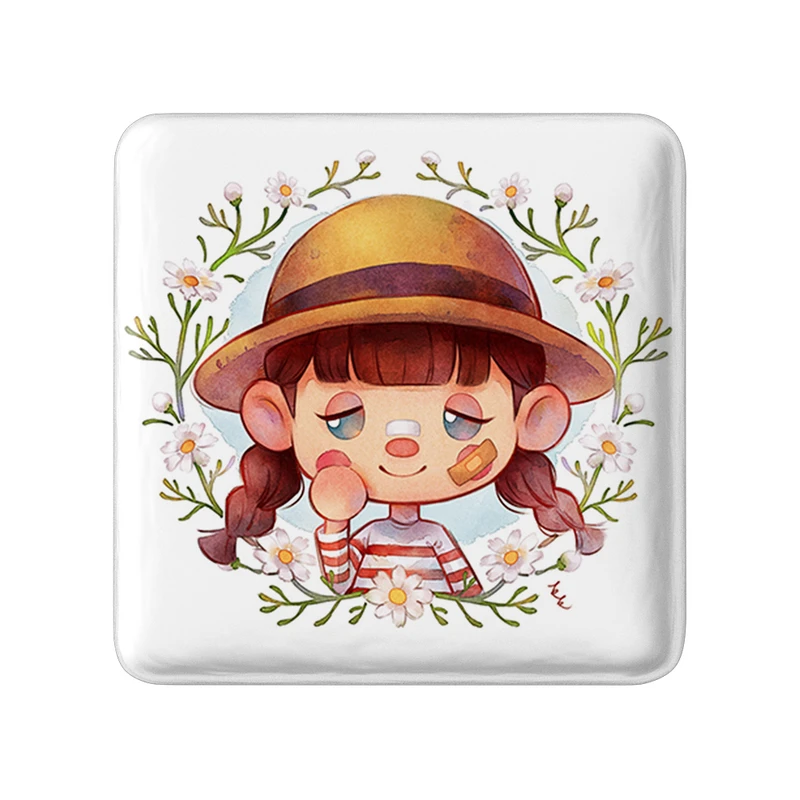 مگنت خندالو طرح بازی انیمال کراسینگ (Animal Crossing) مدل مربعی کد 32635