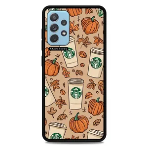 AKAM AMC-WSGA72-PUMPKIN-23 Cover For Samsung Galaxy A72