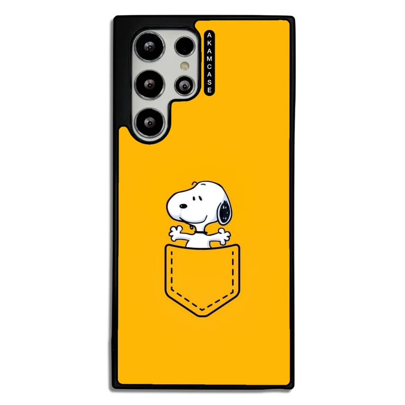 کاور آکام مدل AMCWSGS22U-SNOOPY12 مناسب برای گوشی موبایل سامسونگ Galaxy S22 Ultra