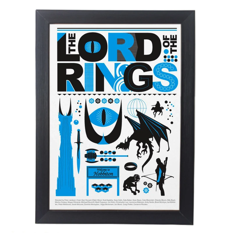تابلو آگاپه مدل G163 طرح Lord of The Ring