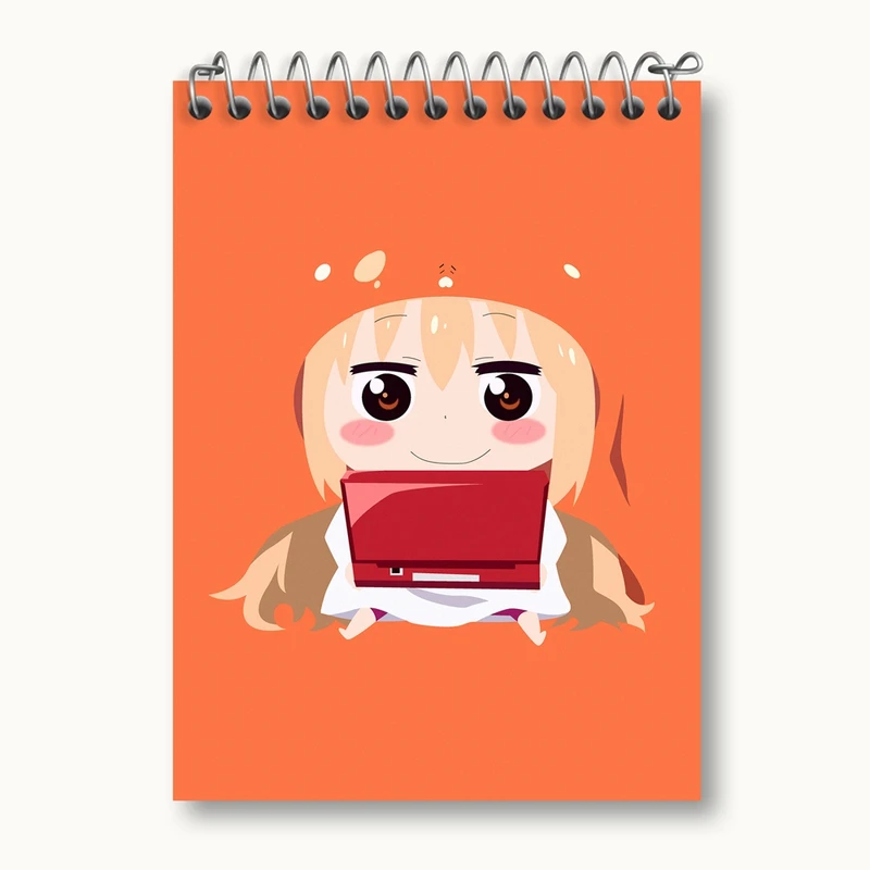 دفتر یادداشت 50 برگ خندالو مدل دوما اومارو انیمه اوماروچان Umaru Chan کد 18499