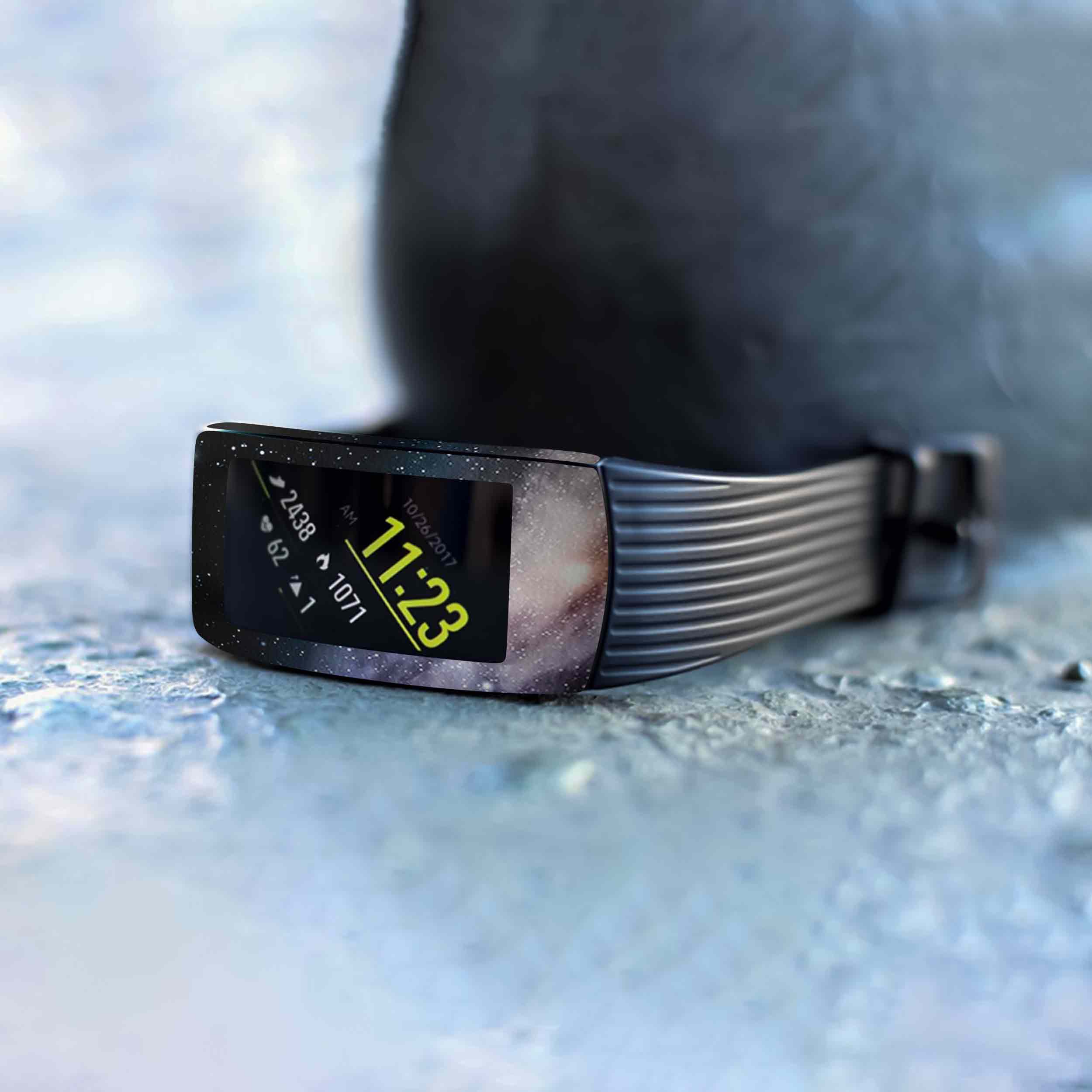 برچسب ماهوت طرح Universe-by-NASA-3 مناسب برای ساعت هوشمند سامسونگ Galaxy Gear Fit 2 Pro