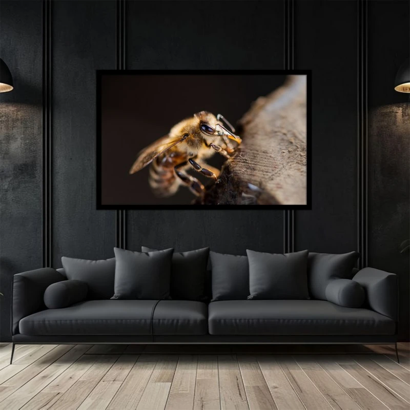 تابلو بکلیت طرح طبیعت و  زنبور عسل مدل B-bu5138