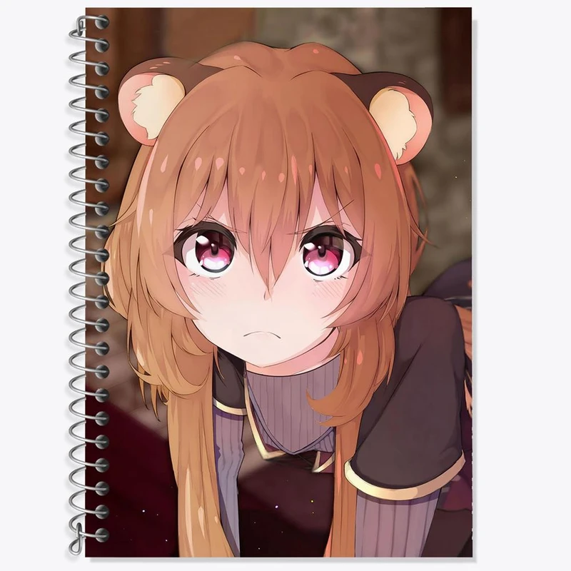 دفتر لغت 50 برگ خندالو مدل رافتالیا انیمه ظهور قهرمان سپر کد 15940