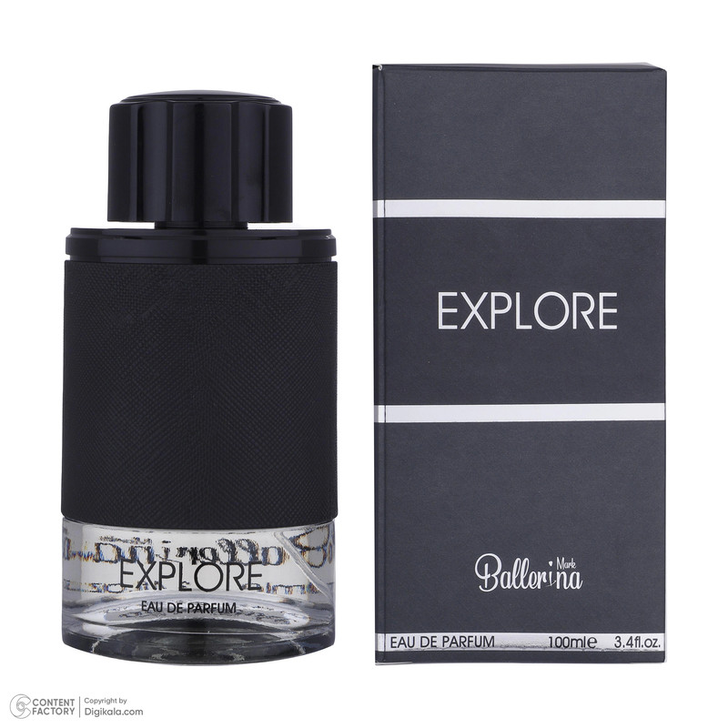 ادو پرفیوم مردانه بالرینا مدل EXPLORE حجم 100 میلی لیتر