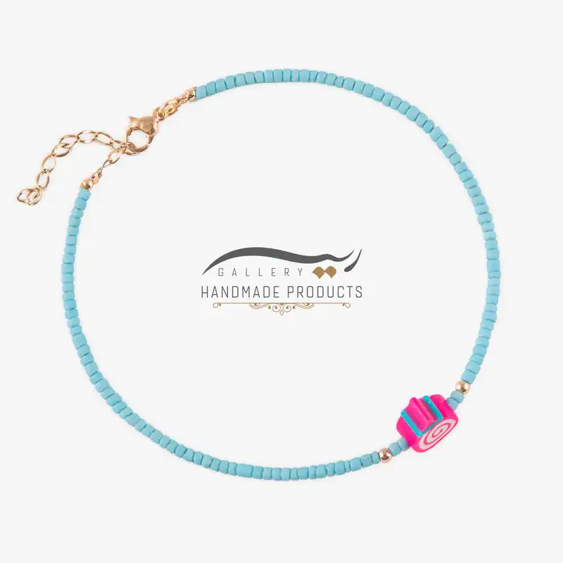 پابند طلا 18 عیار زنانه ریسه گالری مدل کندی 2074