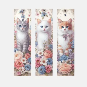 نشانگر کتاب صبا طرح گربه ملوس کد N28 مجموعه 3 عددی