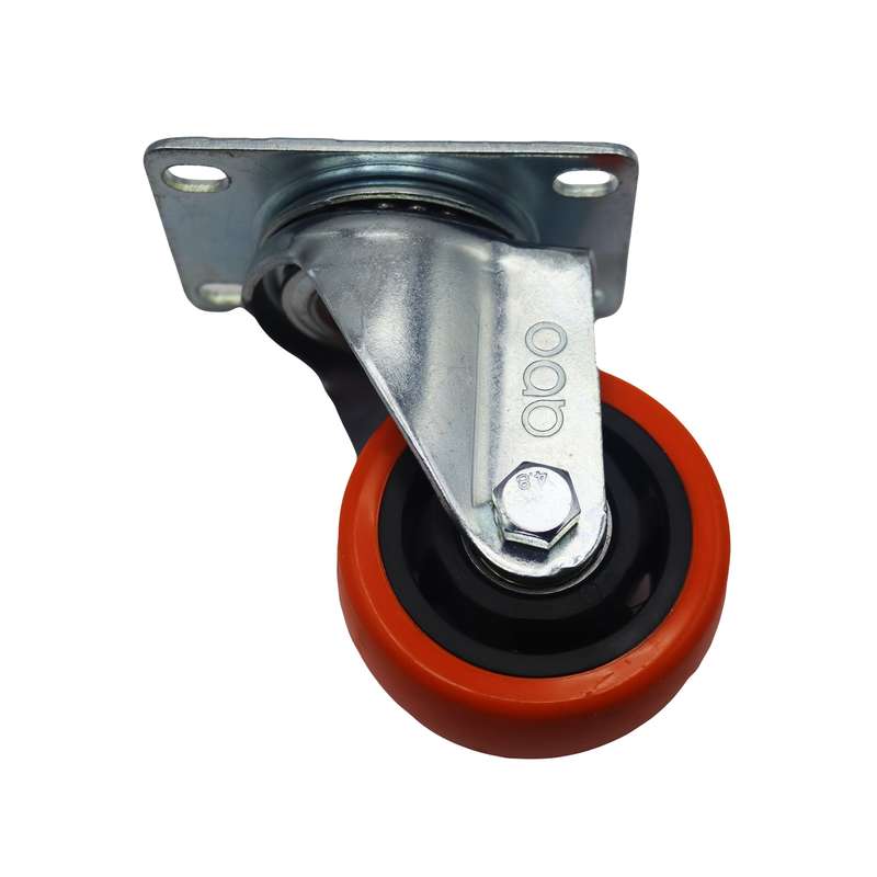 چرخ کفی‌دار آبو مدل گردان کد YP-75*32MM
