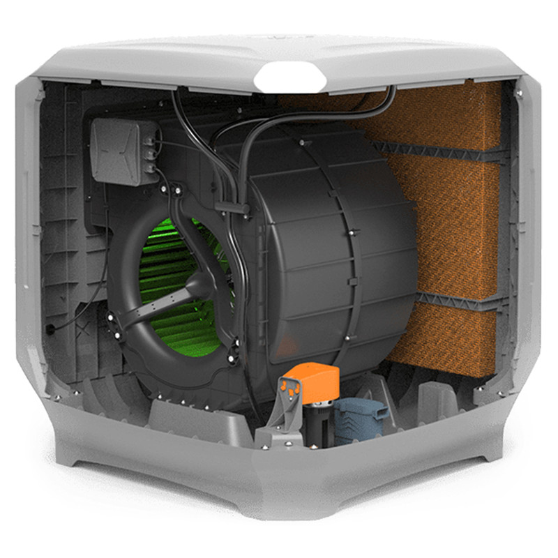 کولر آبی سلولزی 8000 ایرومکس مدل بغل زن (AM80)