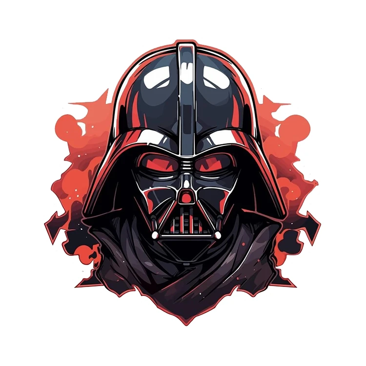 استیکر پارچه و لباس پاد آفرین مدل سامورایی کد 167