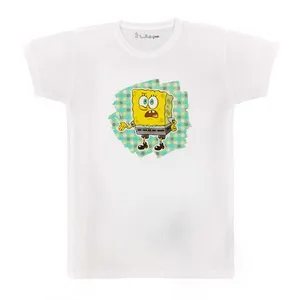 تی شرت بچگانه پرمانه طرح باب اسفنجی کد pmt.3393