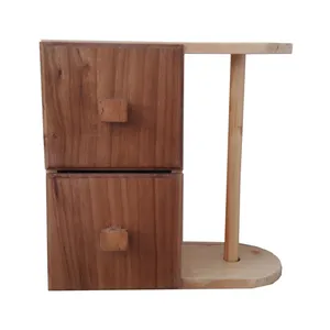 جعبه دستمال کاغذی چوبی مدل نماشون کد 7050