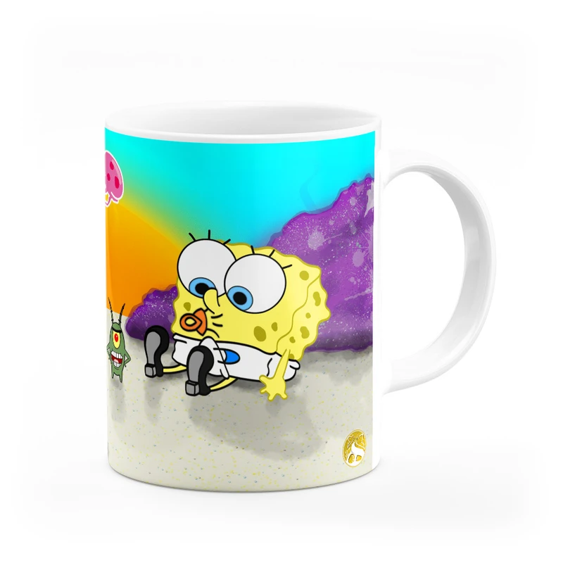 ماگ هومرو طرح انیمیشن باب اسفنجی مدل MG4518