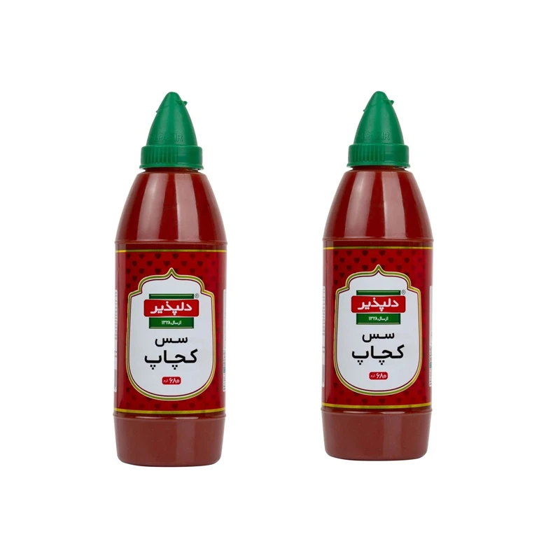 سس گوجه فرنگی دلپذیر - 680 گرم بسته دو عددی