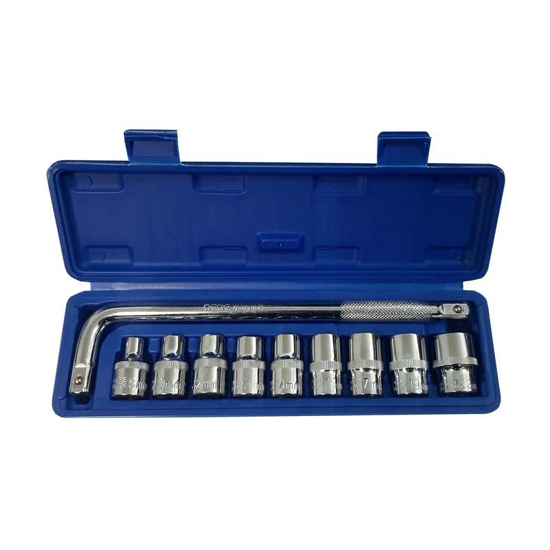 آچار و سری بکس لیوبی مدل S-9010 سایز 1/2 اینچ مجموعه 10 عددی