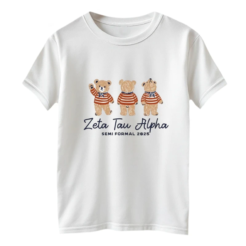 تی شرت آستین کوتاه بچگانه مدل سه تدی