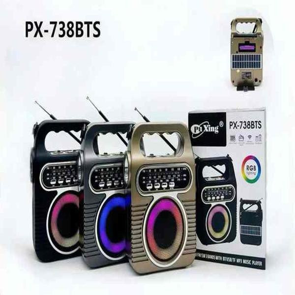 رادیو FM، AM، SW مدل PX-738 دارای پورت USB