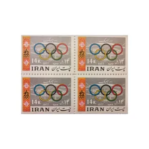 تمبر یادگاری مدل روز المپیک مجموعه 4 عددی