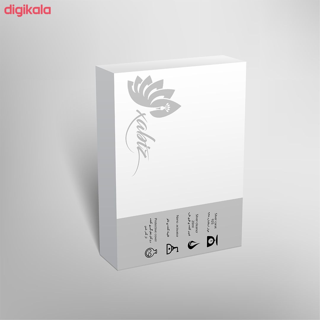 گوشواره نقره زنانه ژابیز کد 024 main 1 2