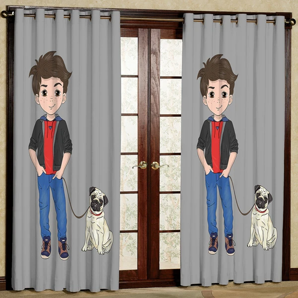 پرده مدل پانچی کد 7324 سایز 280x140 سانتی متر