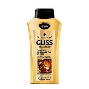 شامپو تقویت کننده و ترمیم کننده مو گلیس مدل OIL ELIXIR حجم 525 میلی لیتر