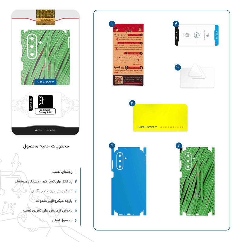 برچسب پوششی ماهوت مدل Atom Universe 5-FullSkin مناسب برای گوشی موبایل سامسونگ Galaxy A26