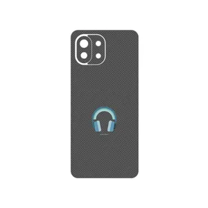 MAHOOT Minimal Headphone Icon Cover Sticker for Xiaomi MI 11 LITE
