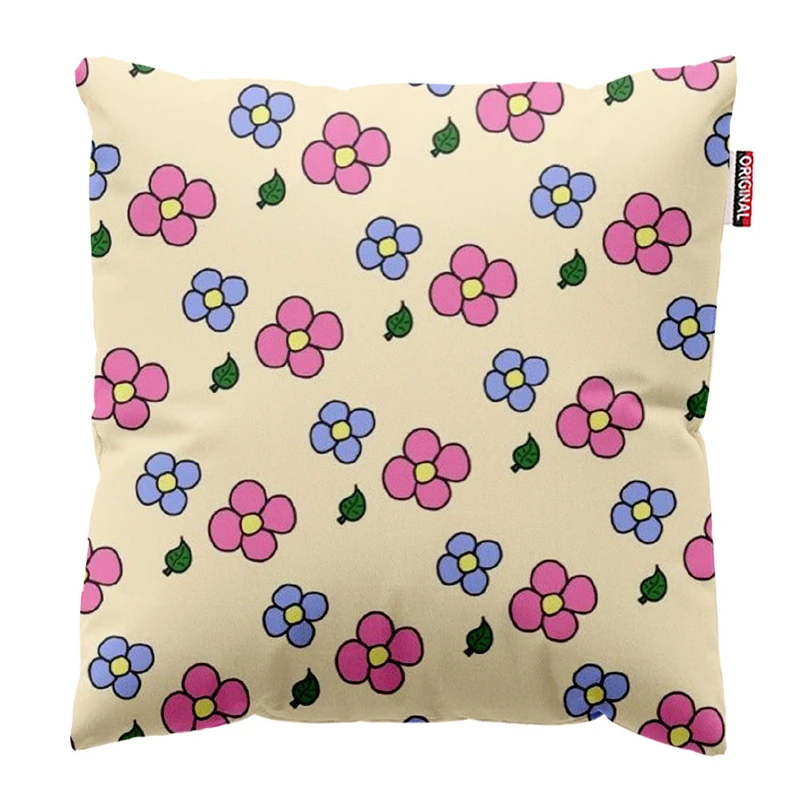   کوسن پاد آفرین طرح گل کد 2829 سایز 40*40 سانتی متر