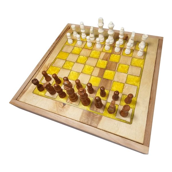 شطرنج مدل چوب و رزین