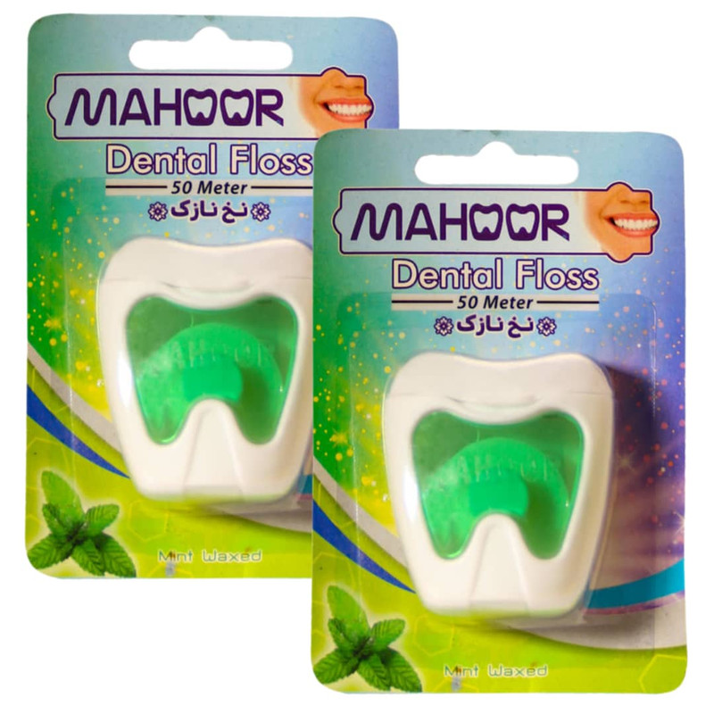 نخ دندان ماهور مدل نعنا مجموعه 2 عددی