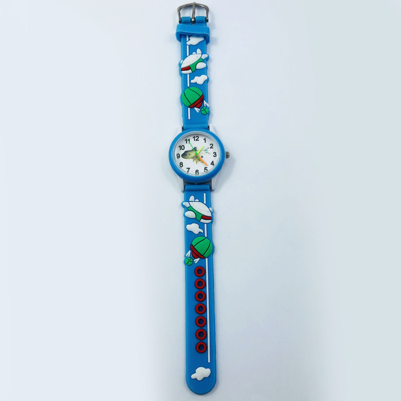 ساعت مچی عقربه ای بچگانه مدل هواپیما ساعت مچی عقربه ای بچگانه مدل هواپیما