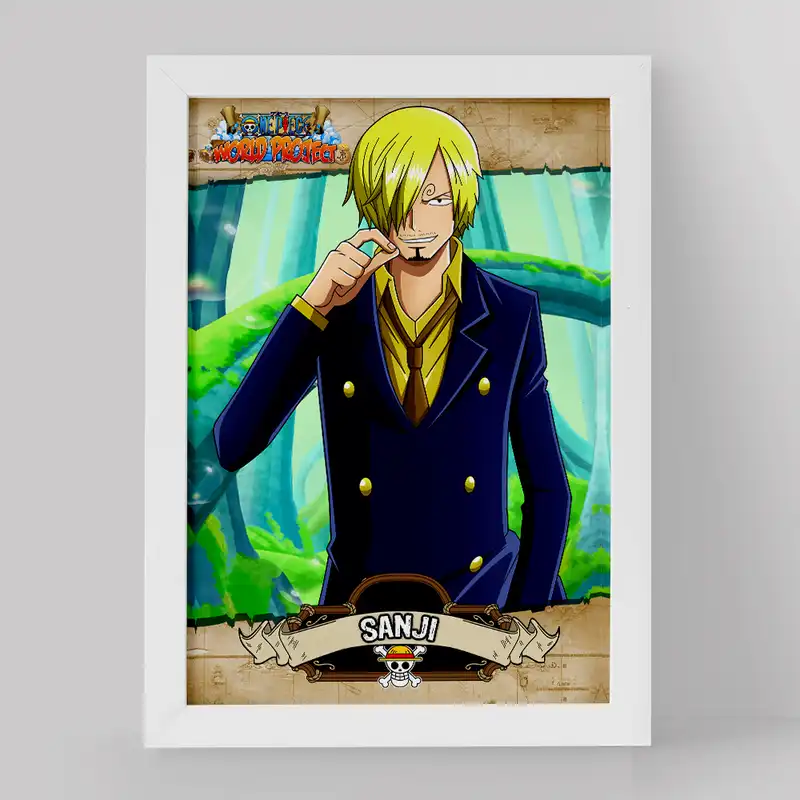تابلو خندالو مدل سانجی انیمه وان پیس One Piece کد 17243