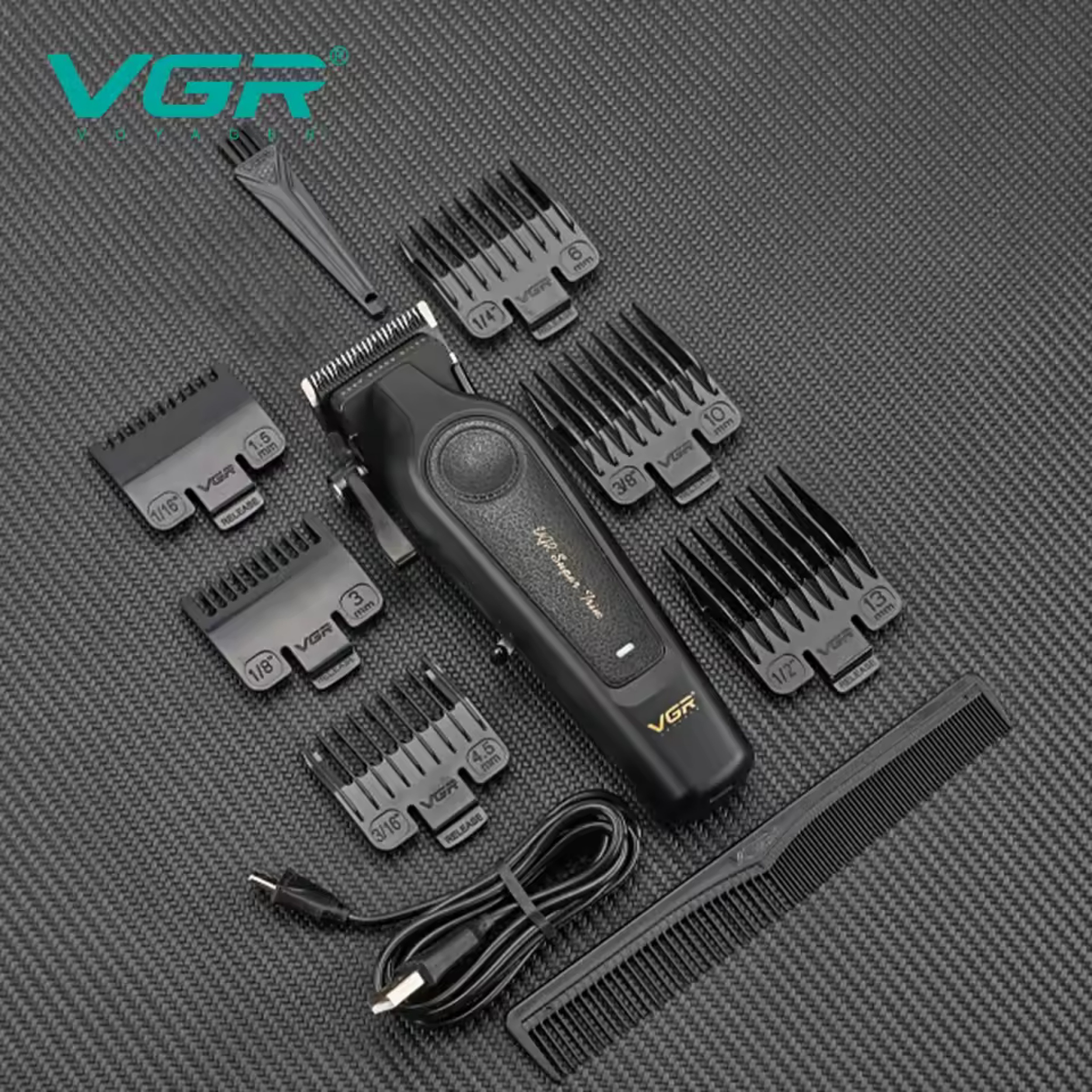 ماشین اصلاح موی سر و صورت شارژی وی جی ار مدل V-197 ماشین اصلاح موی سر و صورت شارژی وی جی ار مدل V-197