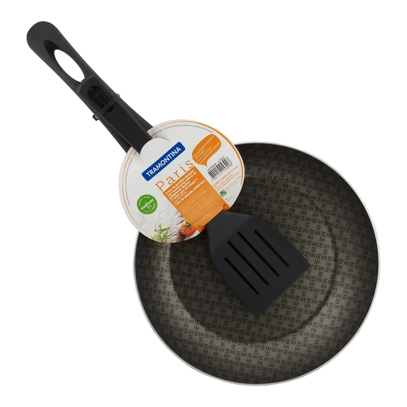 تابه استارفلون ترامونتینا مدل paris  سایز 24 به همراه کفگیر