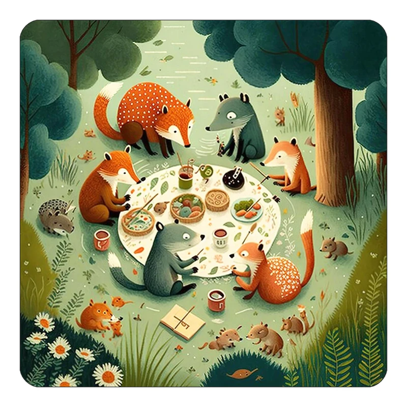 مگنت کاکتی طرح حیوانات رنگی مدل mp26416