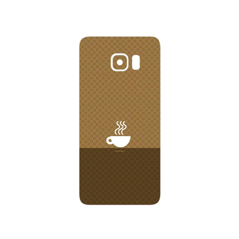 برچسب پوششی ماهوت مدل Minimal Cup of Coffee Icon مناسب برای گوشی موبایل سامسونگ Galaxy S6 Edge