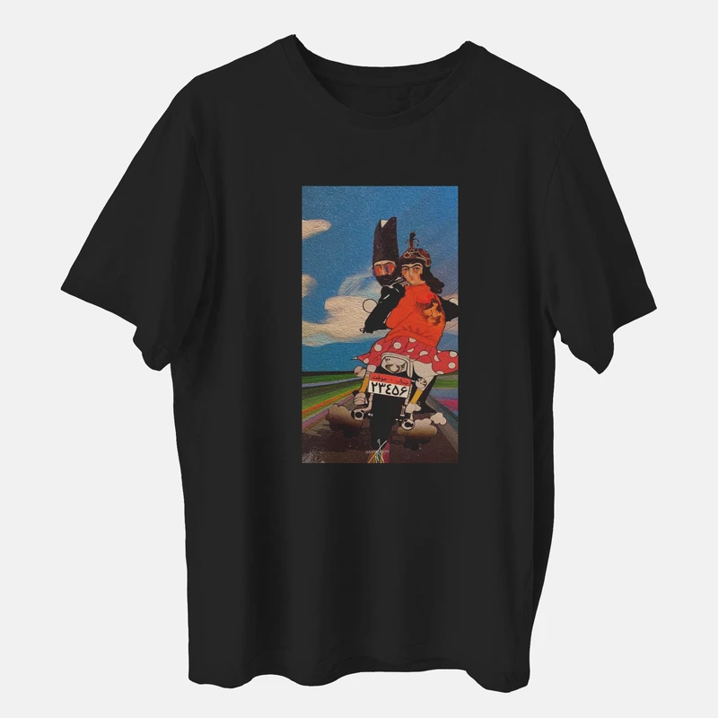 تی شرت آستین کوتاه مردانه مدل ایرانی کلاسیک کد ir013