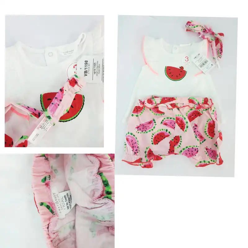 ست 3 تکه لباس نوزادی نکست مدل یلدا-10