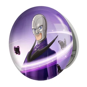 آینه جیبی خندالو طرح دختر کفشدوزکی هاکماث مدل تاشو کد 24990 