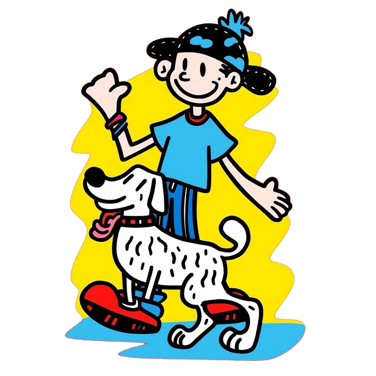 استیکر پارچه و لباس پاد آفرین مدل کارتونی کد S1760