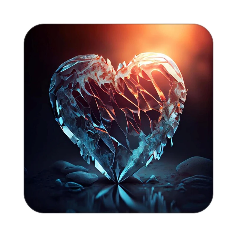 زیر لیوانی کاکتی مدل عاشقانه کد mp12022