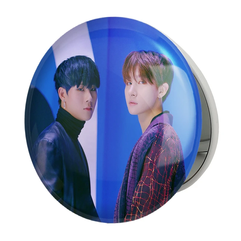 آینه جیبی خندالو طرح گروه مانستا اکس Monsta X مدل تاشو کد 21200 