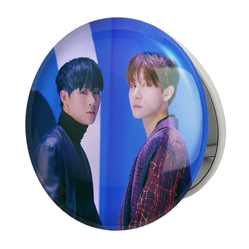 آینه جیبی خندالو طرح گروه مانستا اکس Monsta X مدل تاشو کد 21200