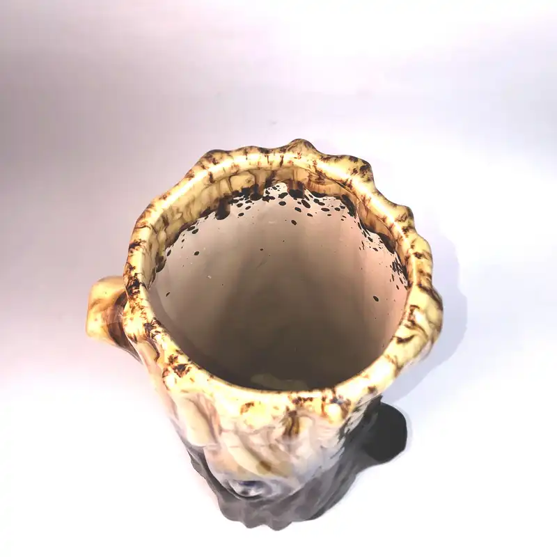 گلدان سفالی مدل تنه