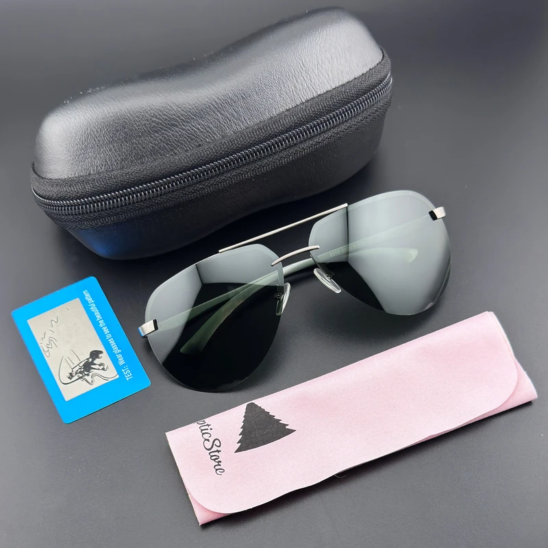 عکس شماره 2 : عینک آفتابی خلبانی (aviator) مدل 8058-60aviator space metal