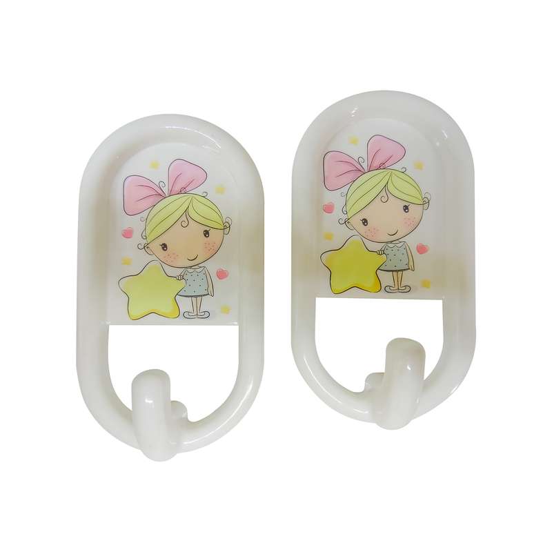 نگهدارنده حوله و دستمال مدل star girl بسته دو عددی