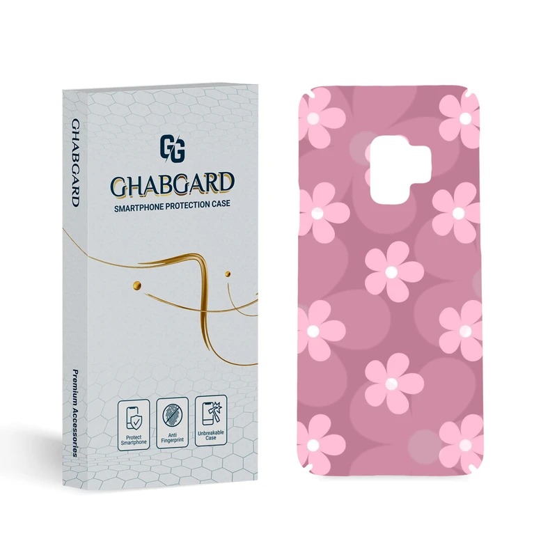 کاور قاب گارد مدل گل مناسب برای گوشی موبایل سامسونگ Galaxy S9